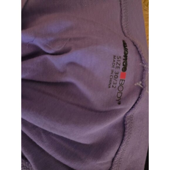 Avenue Purple Love Is My Superpower Pajama Set Size 30/32 Tie-Dye Pants - Picture 6 of 6